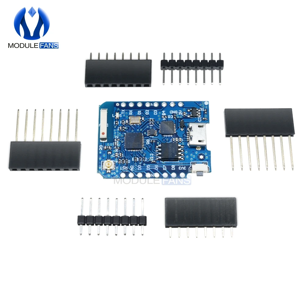 D1 Mini Pro-16 ESP8266 Serie WiFi Wireless Antenne CP2104 Micro USB ZU UART IC Modul Board – Detail 1