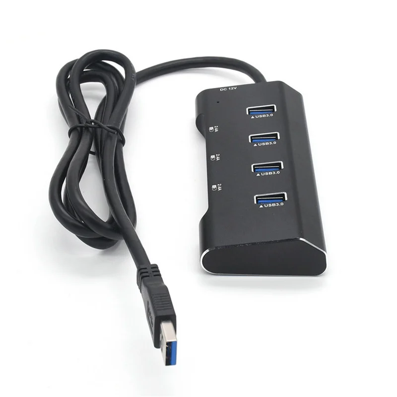 7 портов usb-хаб USB3.0 Синхронизация данных 2.4A адаптер для быстрой зарядки
