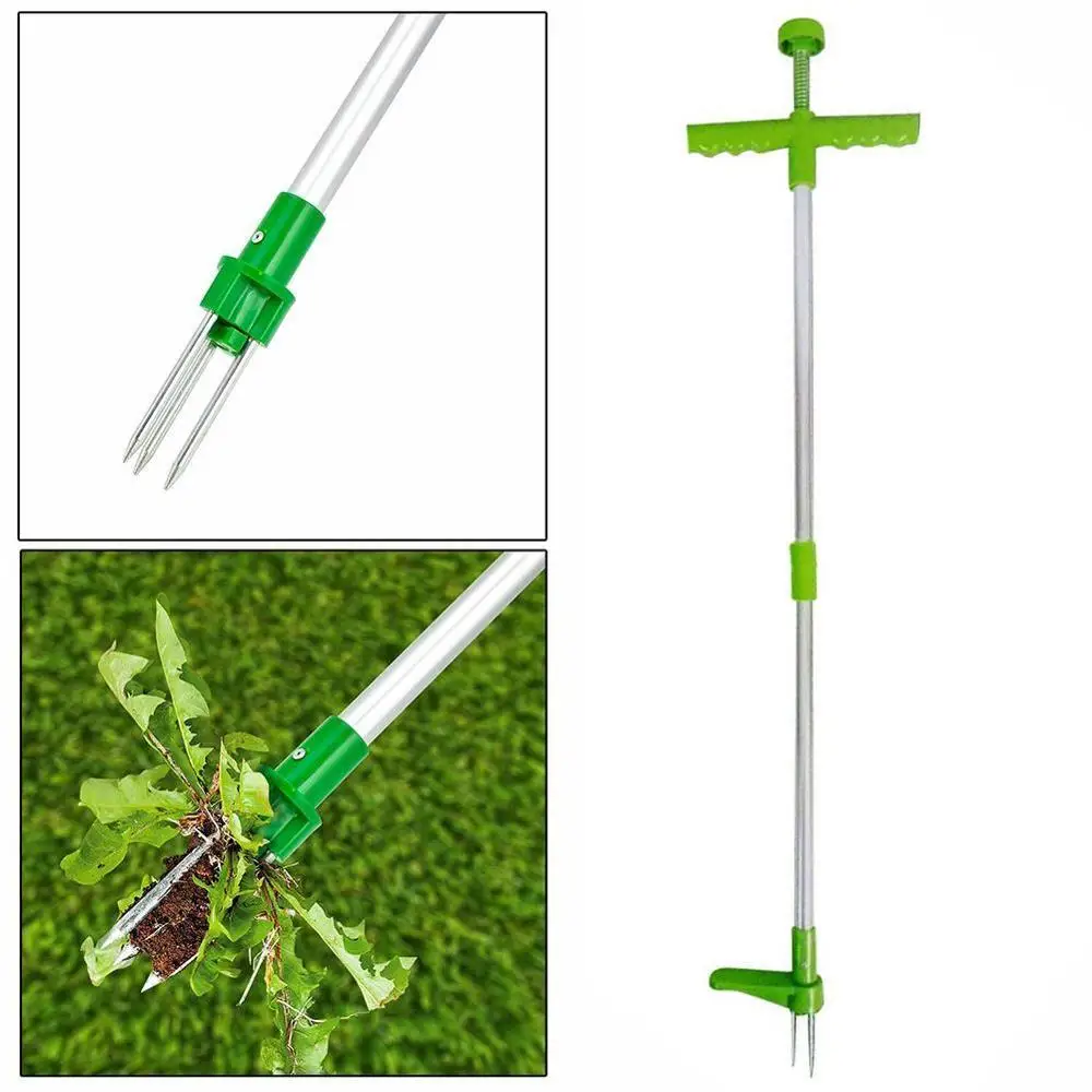 Portable Root Remover Durable Manual Outdoor Garden Lawn Stand Up Lightweight Weed Puller Killer Tool Aluminum Long Handled | Инструменты