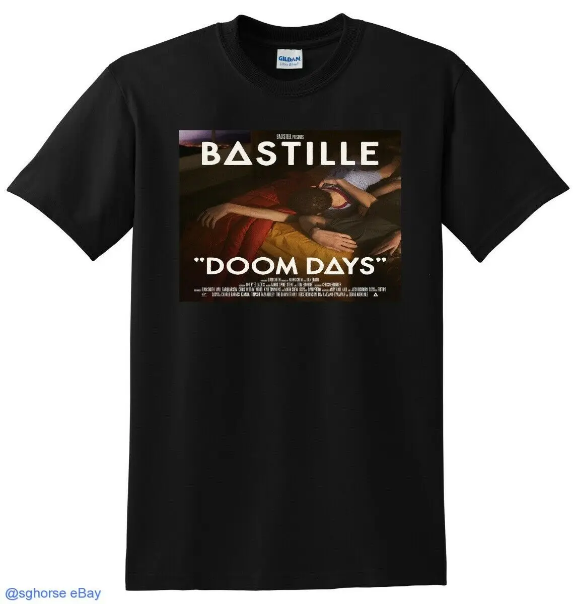 

*NEW* BASTILLE T SHIRT doom days vinyl cd cover SMALL MEDIUM LARGE XL