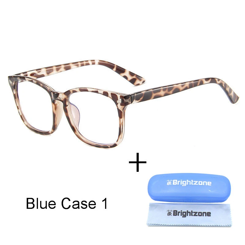Leopard C Case1 Антибликовыми свойствами светильник Блокировка UV400 с защитой от радиации игровой защита для мобильного телефона, очков компьютерные очки геймера очки для MenWomen - Цвет оправы: Leopard C Case1