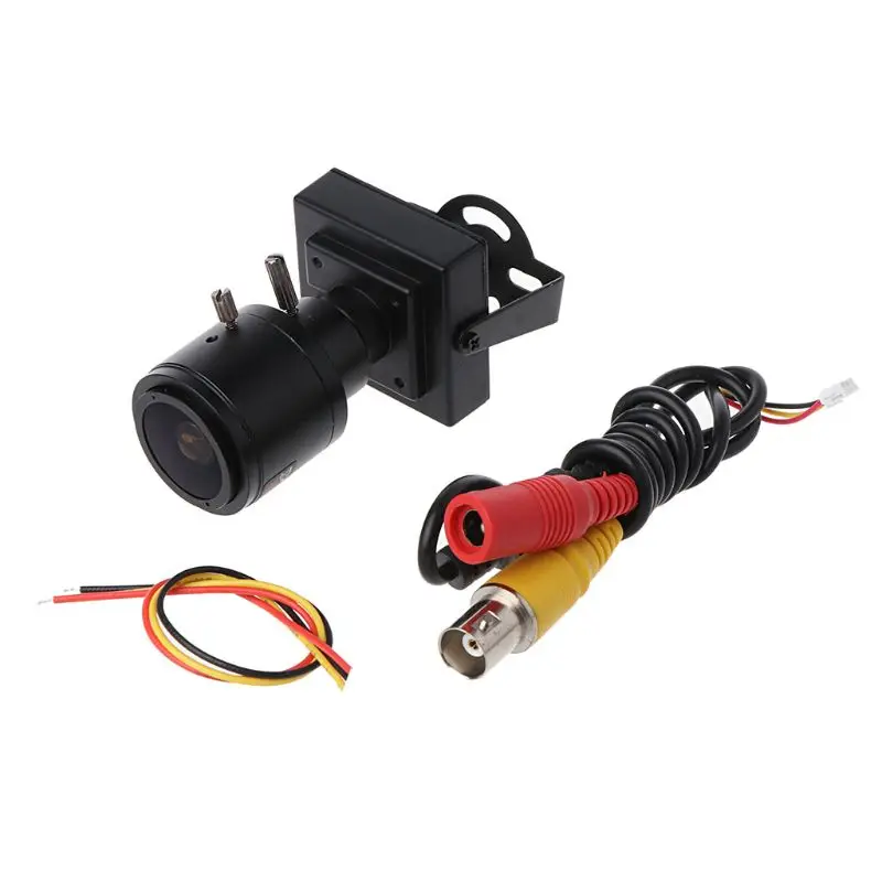 HD 700TVL CMOS 2.8-12mm Zoom Lens Mini CCTV Security Camera Audio Video FAI DA TE Nuovo D08A
