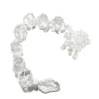 White Chakra Tumbled Gemstone Tassel духовная медитация висячий оконный орнамент натуральные камни для украшения дома автомобиля - Цвет: White