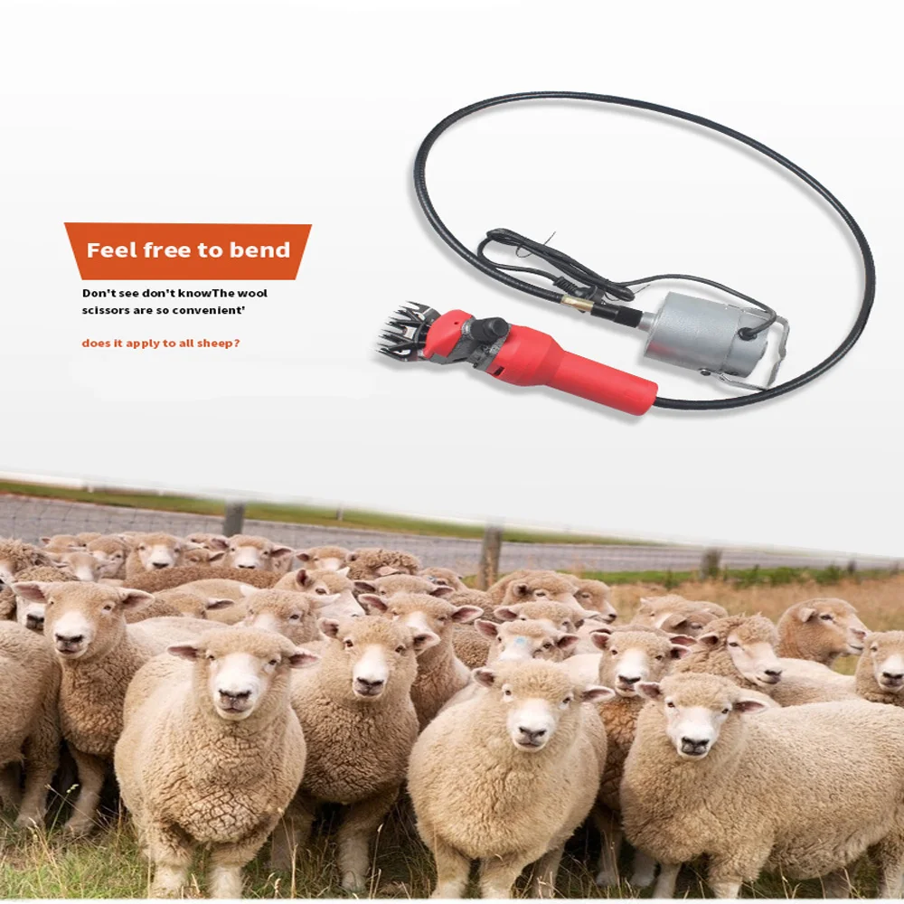 

Anjieshun 220V 6 Speed Adjustable Electric Sheep Goat Shears Fader Agricultural Shears Wool Shears 690W Efficient Fast Shear