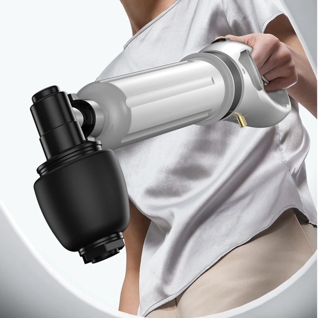 Toilet Air Pressure Plunger Pump Kits Air Drain Blaster Augers Gun Plunger with 4 Replaceable Heads White