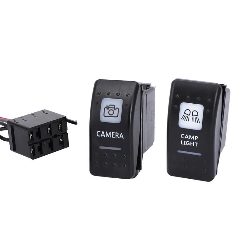 For Can Am Maverick X3 Camp Lights Switch Camera Switch With Backing