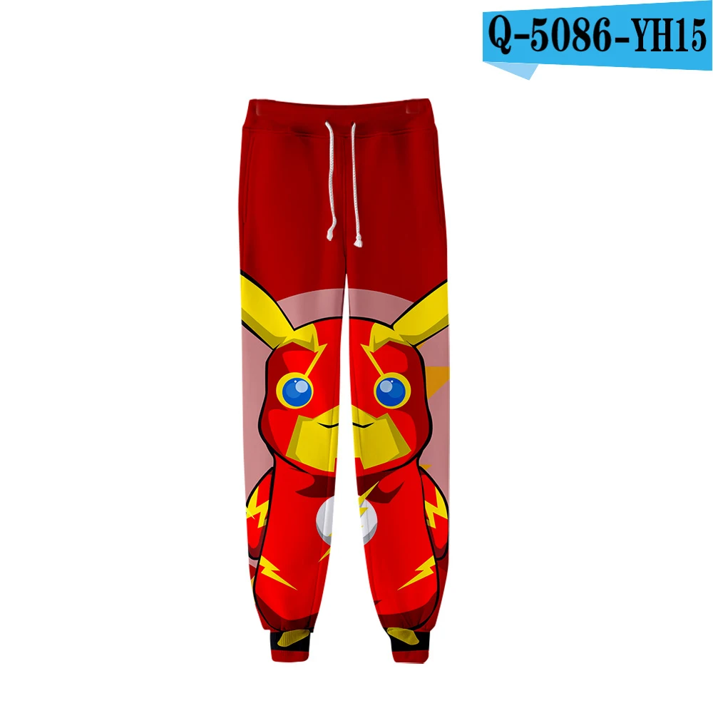 Покемон Pantalon Femme высокое качество спортивные узкие брюки, штаны модные популярные тренд удобные Повседневное брюки - Цвет: As shown