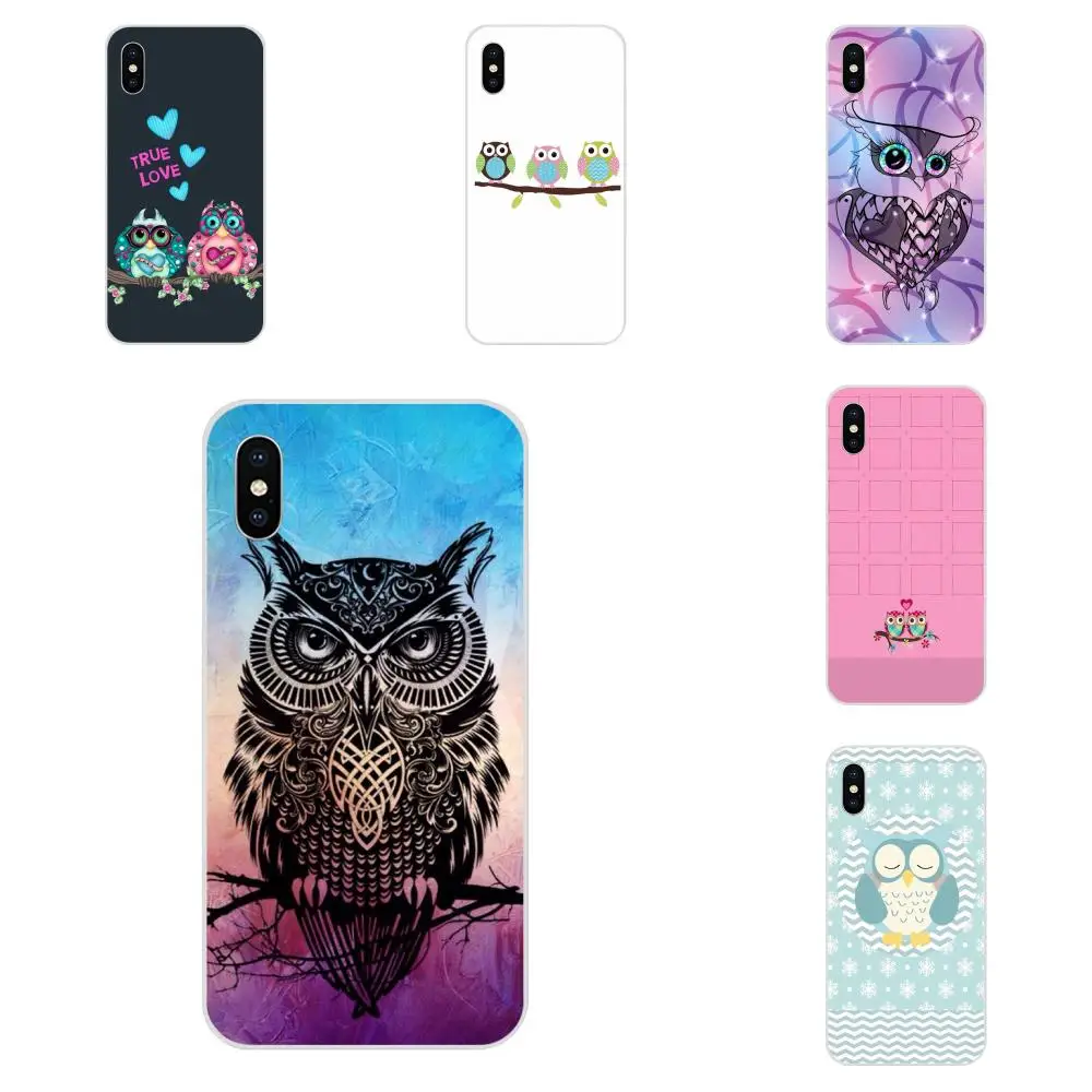 С милой совой Стиль жесткий чехол из ТПУ для мобильного телефона Huawei NOVA 2 V20 Y3II Y5 Y5II