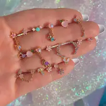 2021 New Zircon Stud Earrings Gold Plated Color Retaining Ornament Girl Cute Earrings Ins Style Stud Earrings Wholesale