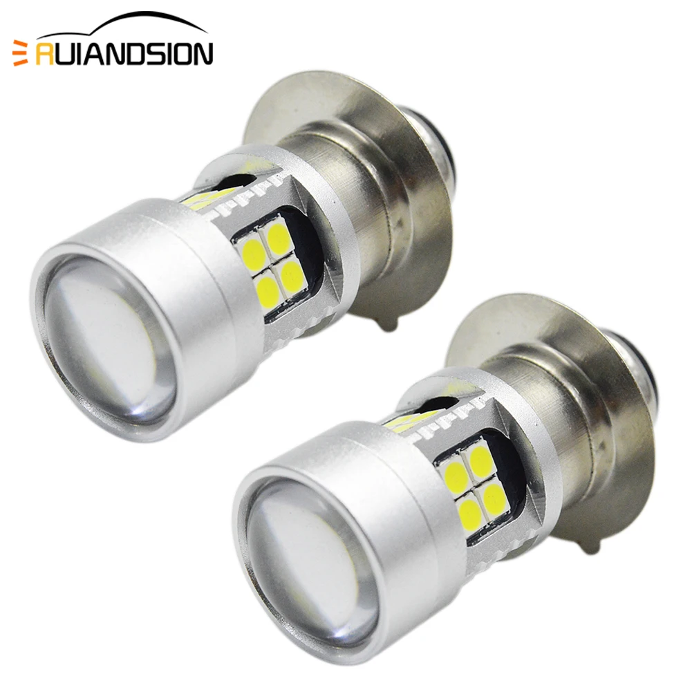 H6M P15D фонарь для мотоцикла Led мотоцикл 3030 Высокий/Низкий светодиодный скутер аксессуары 6-24 В фара двигателя DRL огни 6 в 12 В