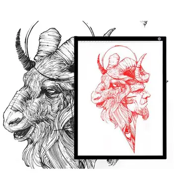 

A4/A3 Dimmable Brightness LED Painting Drawing Board Digital Tablet Touch Copy Plate Light Tablet Art Stencil