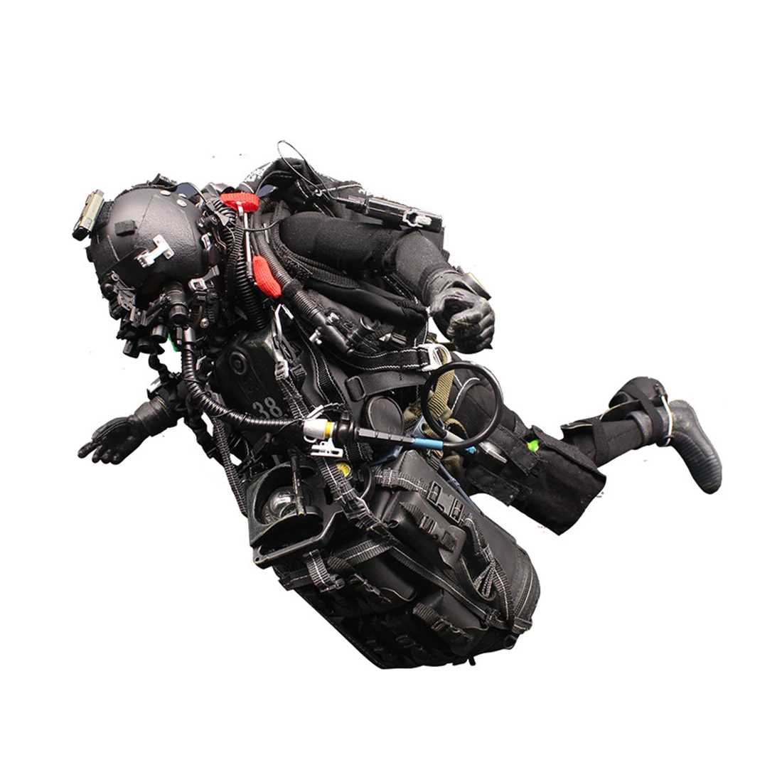 

1/6 30cm Action Figure Realistic Headsculpt DIY U.S. Navy Seal Parachuting Air Force Soldier Model With Parachute