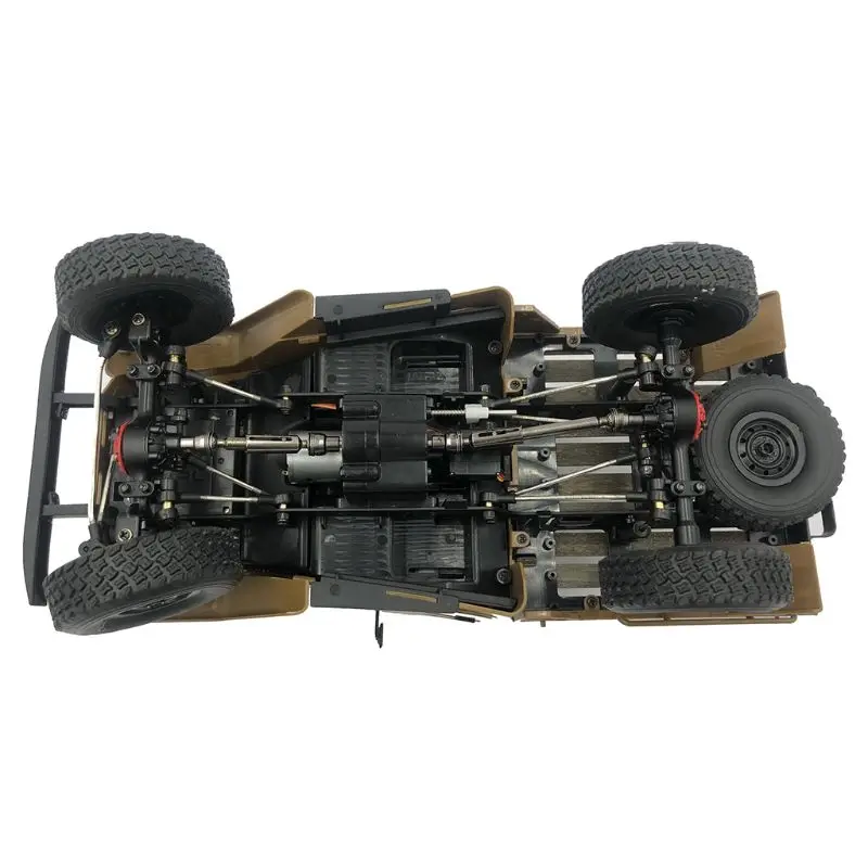 WPL C44KM металлическое издание в разобранном виде DIY Kit 1/16 4WD RC внедорожный гусеничный автомобиль