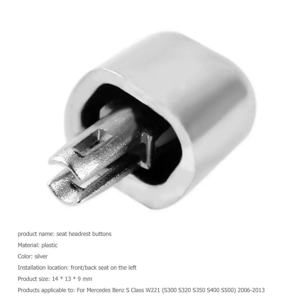 

Car Plastic Silver Left Seat Adjustment Button For Mercedes-Benz S-Class W221