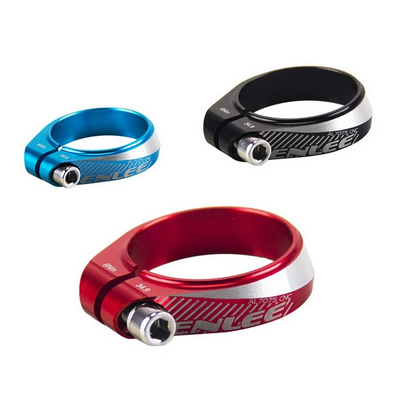 ENLEE Bike Seatpost Clamp Ultralight Mountain Bicycle Seater Clamp Lock