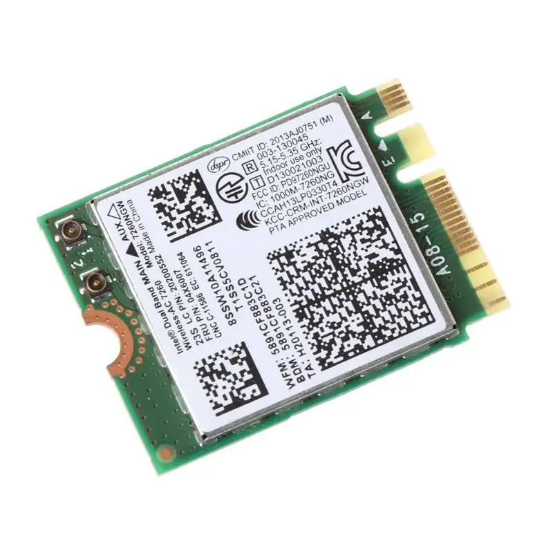 Адаптер для ThinkPad X240 T440 T540P L440 5G Dual Band 7260NGW AC FRU: 04X6007