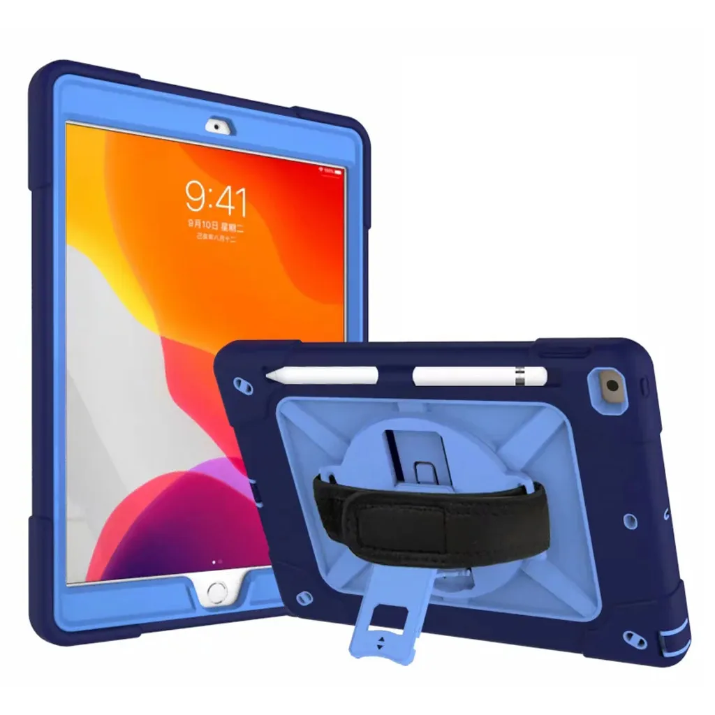 20% Чехол для iPad 7, 10,2 дюймов,, защитный чехол, ударопрочный чехол+ чехол-карандаш для iPad 7 поколения, защитный чехол