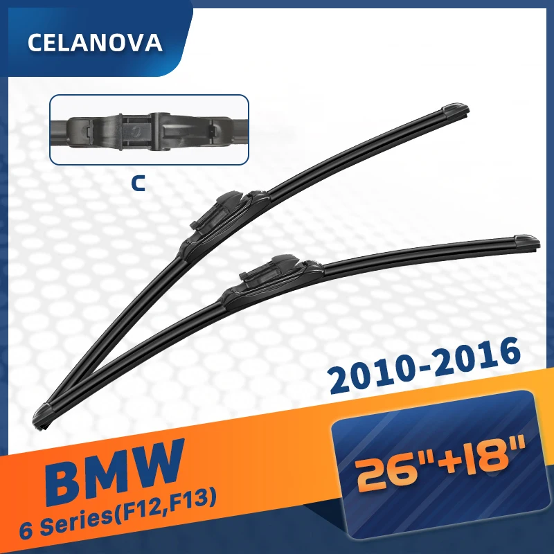 Щетка стеклоочистителя CELANOVA для BMW 6 серии F12 F13 2010-2016 26 дюймов + 18 бескаркасные