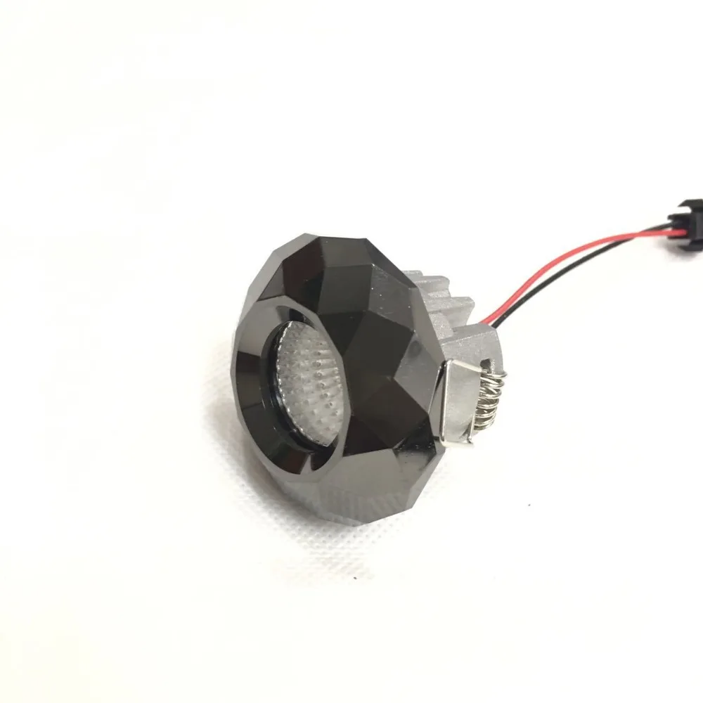 10 единиц 3 W светодиодный мини Einbauleuchte круглым verstellbarer черно-белую пятно Deckenlampe 220 V светодиодный-Schrankleuchte
