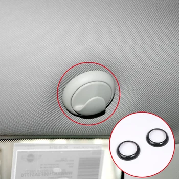 

For BMW MINI 2014 2015 2016 2017 2018 Interior Accessory ABS Carbon Hook Decorative Frame Trims 2pcs