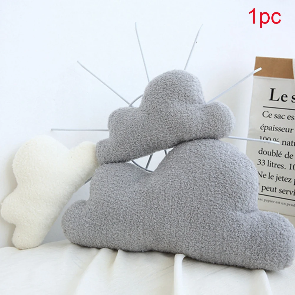 Домашние игрушки из полипропилена и хлопка, диванная декоративная подушка в форме облака, переносная мягкая подушка в скандинавском стиле