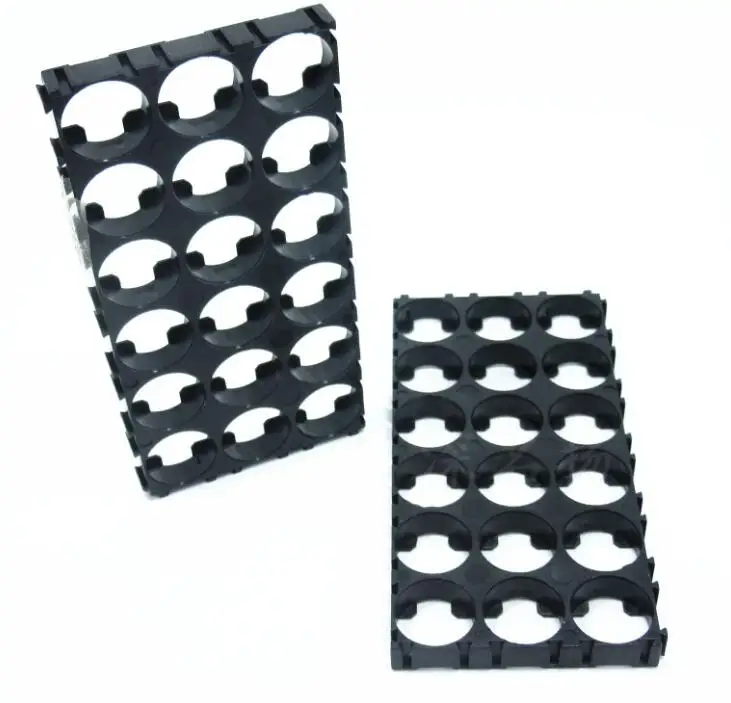 

15pcs/lot MasterFire 3*6 18650 Batteries Spacer Radiating Holder Bracket Black Plastic Battery Storage Box Holder Brackets