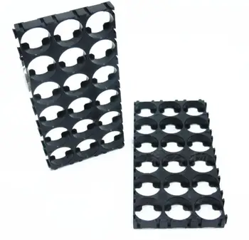 

15pcs/lot MasterFire 3*6 18650 Batteries Spacer Radiating Holder Bracket Black Plastic Battery Storage Box Holder Brackets