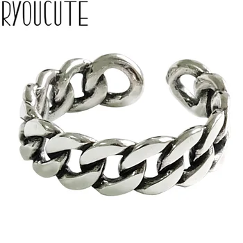 

New Cute Funny Silver Color Hollow Chains Finger Ring For Women Girls Gifts