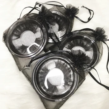 

30 Pairs Free Black Box Free Bag 25mm lashes Wholesale Glitter Paper Black case packing Label Makeup Box Mink Lashes