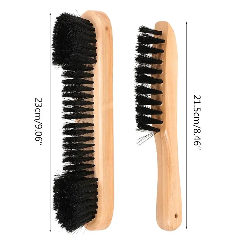 

2pcs/set Billiard Snooker Pool Table Wooden Clean Tool Billiard Accessories Pool Rail & Felt Brush Cleaner