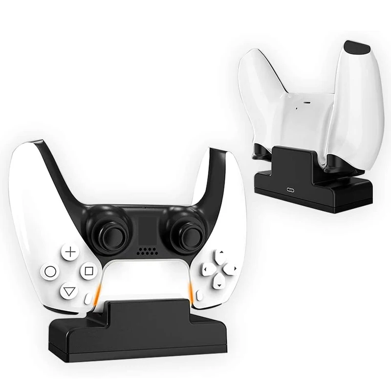 

For Sony Playstation 5 Gamepad Console Charger Single USB Fast Charging Docking Station Stand&LED Indicator for PS5 Controller