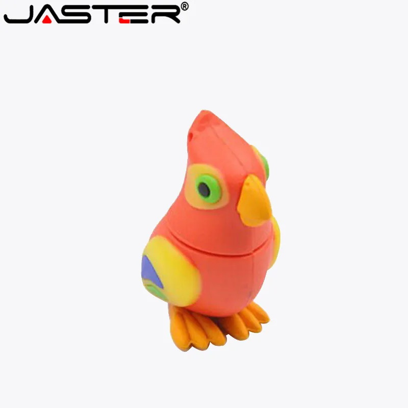 JASTER USB flash drive cute cartoon colorful bird U disk mini pen drive cute firebird pen drive 4GB 8GB 16GB 32GB 64GB pendrive