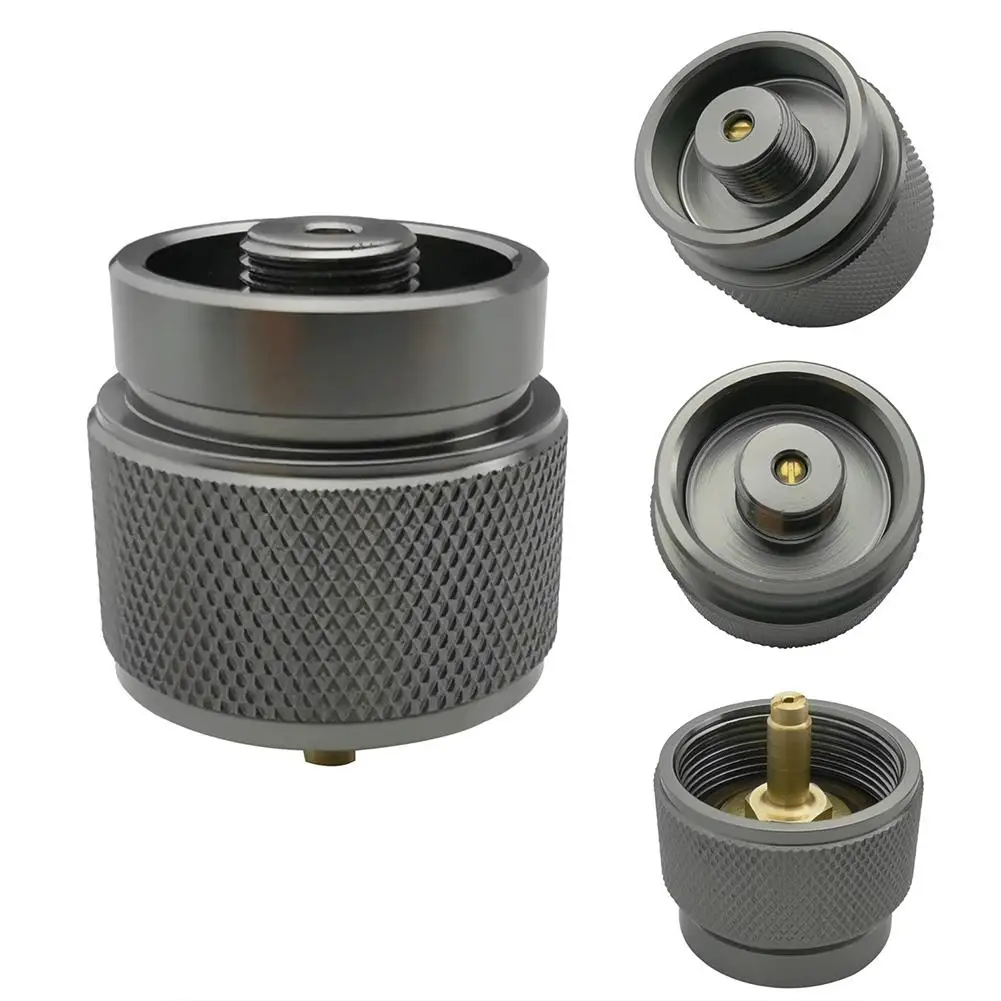 

Outdoor Camping Stove Adapter Gas Tank Converter With Self-closing Function Manp Propane Camping Equipment