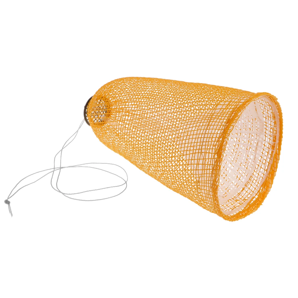 Plastic Stretchable Fish Cage Trap Imitation Bamboo Crayfish Shrimp Loach Crab Cage Fishing Tackle