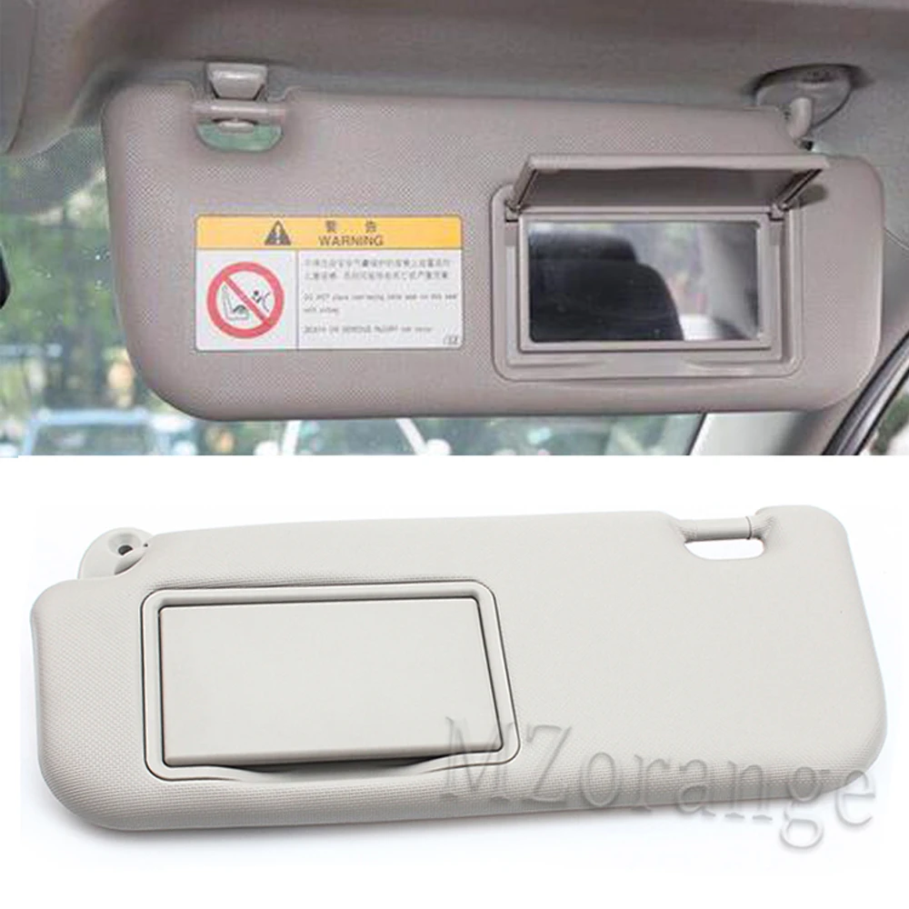 Left Right Sun Visor Gray For Toyota Corolla 2014 2017 With A Make Up Mirror Sunvisor 74320 02b21 Windscreen Auto Accessories Sun Visors Aliexpress