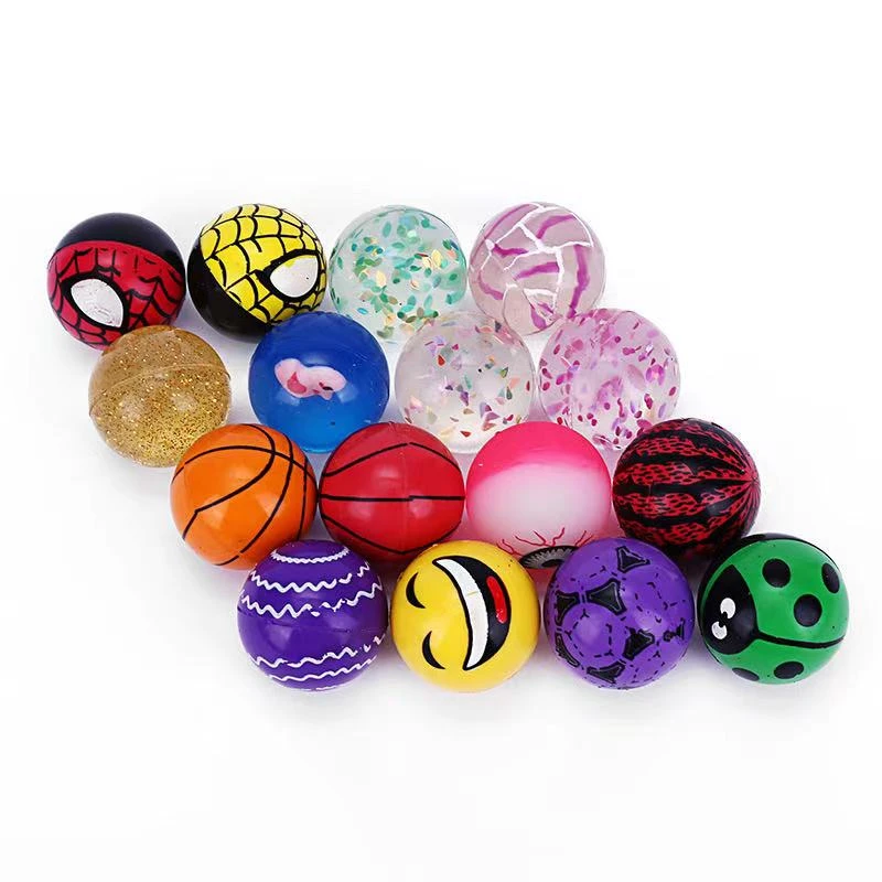 20 pcs of 45 mm baby toy rubber bouncing ball for kids and children pop