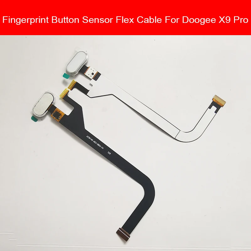 

Fingerprint Sensor Home Button Flex Cable For Doogee X9 Pro X9Pro Menu Return Key Touch Sensor Flex Ribbon Replacement parst