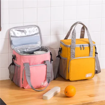

Large Capacity Lunch Bag Outdoor Camping Hiking Food Thermal Pouch Child Picnic Drink Snack Keep Fresh Storage Package Accessory
