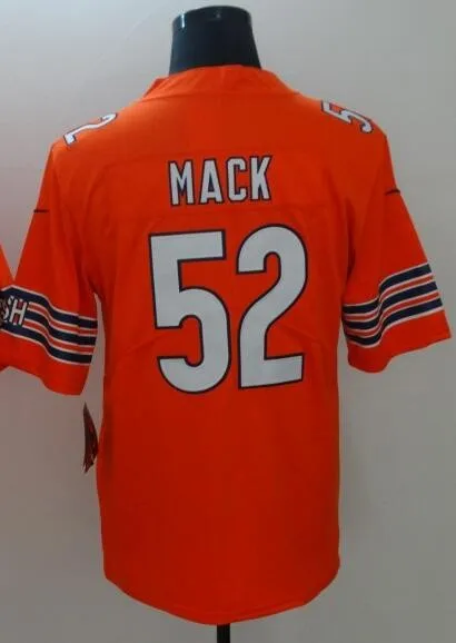 Все сшитые мужские wo Мужские Молодежные Дети th Chicago Khalil Mack 52 Джерси 1 - Цвет: As photo