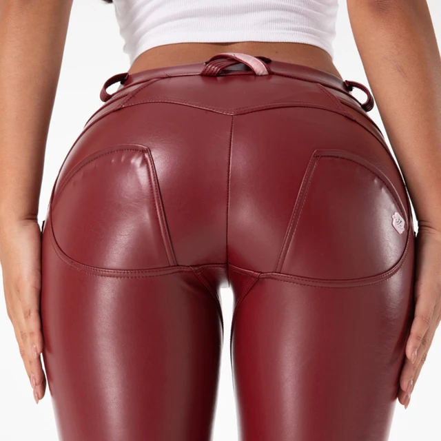 Burgundy Leggings Gym