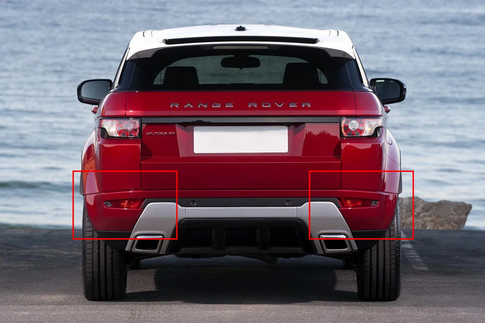 Для Range Rover Evoque 2011-18 отражатель заднего бампера светильник левый и правый