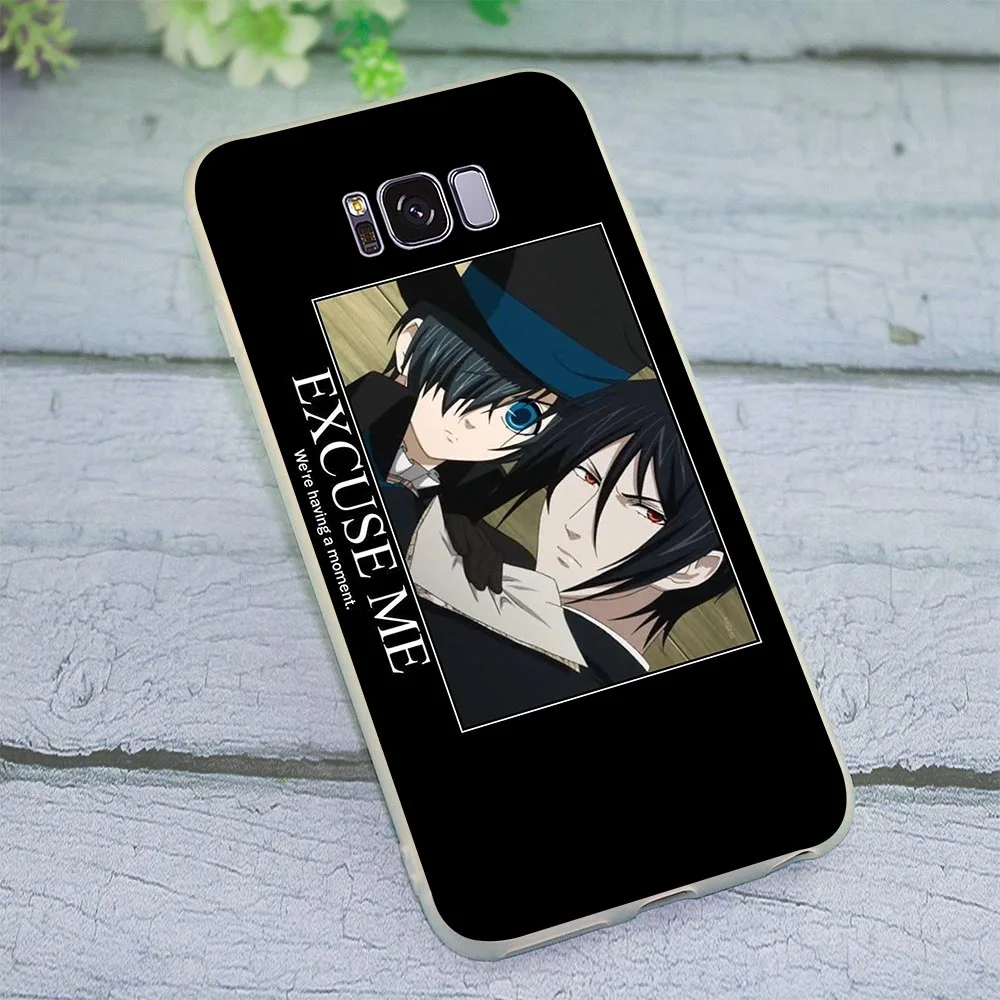 

Cases Skin Black Butler Anime Phone Cover for Galaxy S10e Case Note 8 9 M10 M20 M30 Galaxy S6 S7 Edge S8 S9 S10 Plus