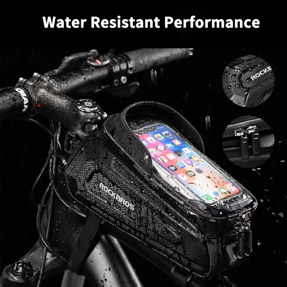 Eozakavod Borsa Bici Telaio Impermeabile Borsa Telaio Bici Telefono Borse Cellulare MTB Touch Screen Sensibile Borsa Porta Cellulare Bici con Parasole Borsa Telaio per Smartphone Sotto i 6,7- A Eozakavod Borsa Bici Telaio Impermeabile Borsa Telaio Bici Telefono Borse Cellulare MTB Touch Screen Sensibile Borsa Porta Cellulare Bici con Parasole Borsa Telaio per Smartphone Sotto i 6,7- A