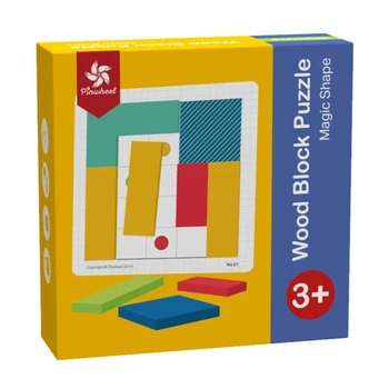 

PINWHEEL Wooden Block Logical Thinking Puzzle Enlightenment Early Education Toy Key Training Combination Module