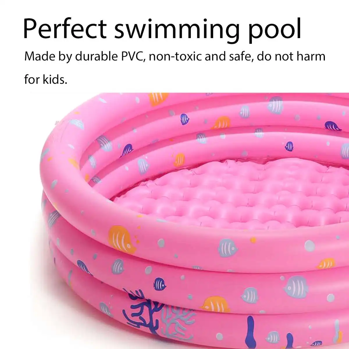 

Hot 100cm Safe PVC Cartoon Animal Round Children Swimming Pool Child Piscina Dry Pool Kids Inflatable Tank Outdoor Toy Thickenin