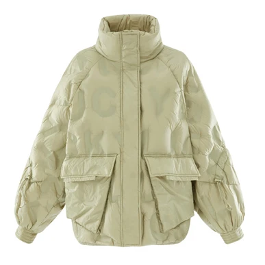 Women Duck Down Coat Korean Style Solid Oversized Fashion Winter Jacket Parka Female Outerwear - Цвет: Grenn