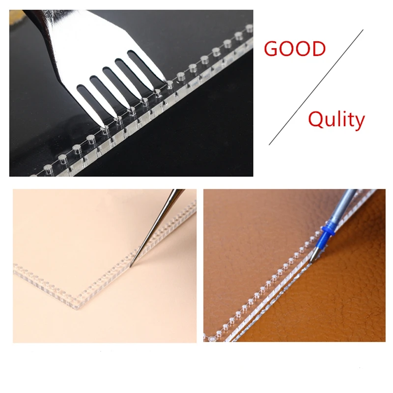 13 Pcs New Clear Acrylic Wallet Pattern Stencil Template Set Leather Craft DIY Tool Sewing Pattern Sewing Stencils