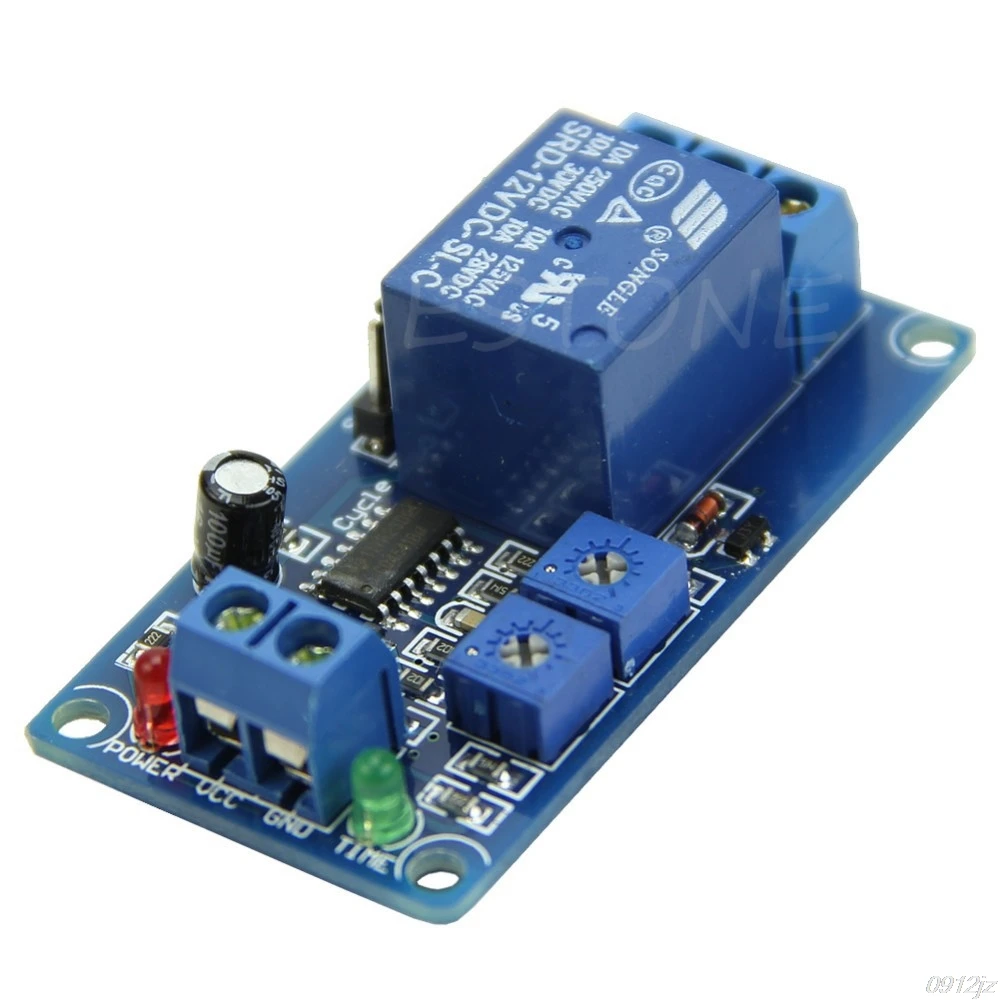 12V задержка цикла модуль реле цикла реле Модуль секундомерная микросхема управления Новый