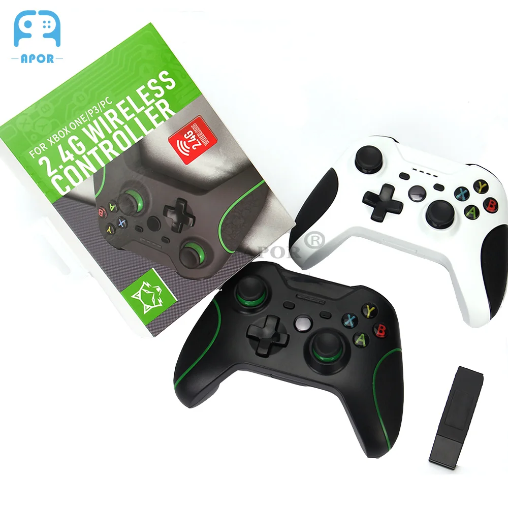 

2021 New 2.4G Wireless Gamepad For Xbox One Controller For Xbox One S Console Dual Vibration Joystick For X box One For PC PS3