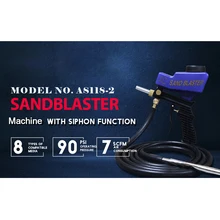 Портативный Пескоструйный Аппарат с питанием для гравитации, сифон, подача в одном для удаления ржавчины, краски, грязи, воздуха, инструменты, распылительные машины